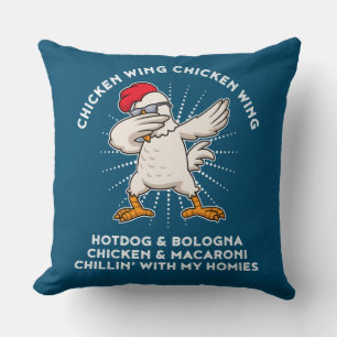 Chicken Vinge Chicken Vinge Shirt Sång Lyric Hett Kudde