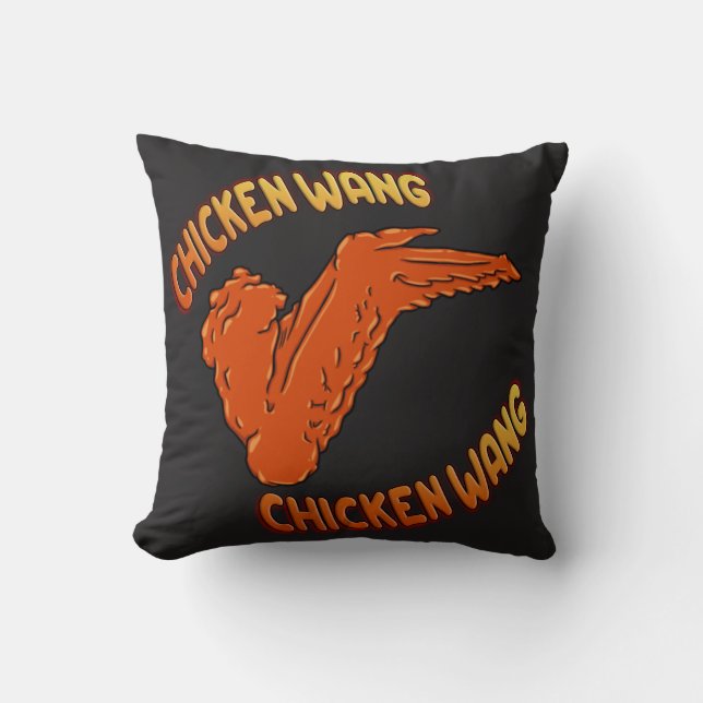 Chicken Vinge Dekorativ kudde (Framsida)