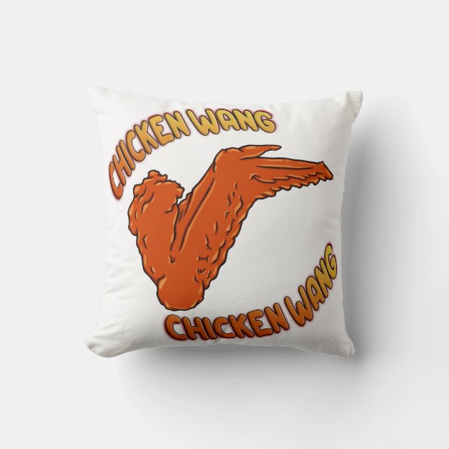 Chicken Vinge Dekorativ kudde (Framsida)