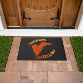 Chicken Vinge Door Mat