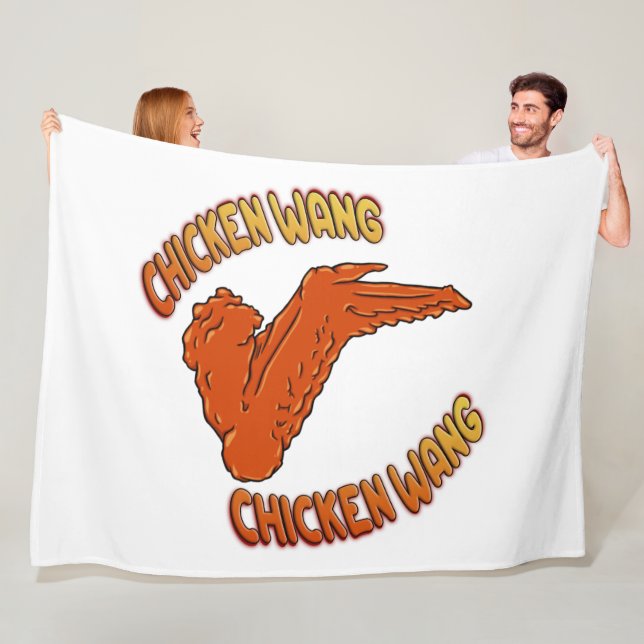 Chicken Vinge Fleece Blanket, alla storlekar (På plats)