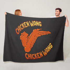 Chicken Vinge Fleece Blanket, alla storlekar