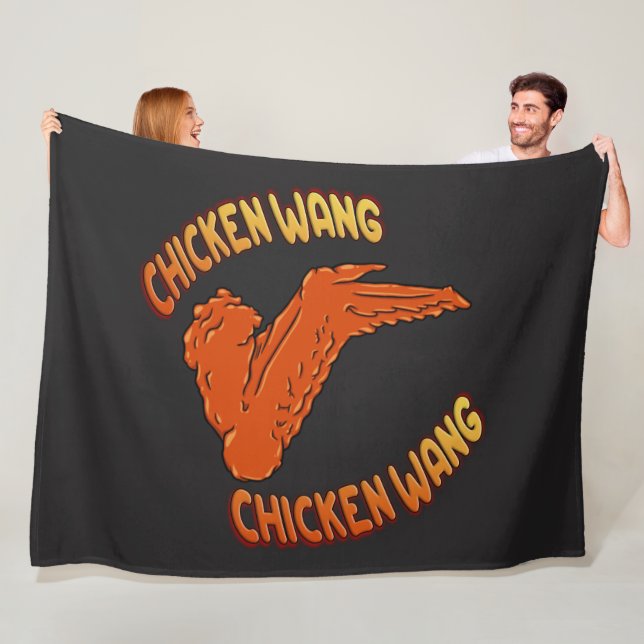 Chicken Vinge Fleece Blanket, alla storlekar (På plats)