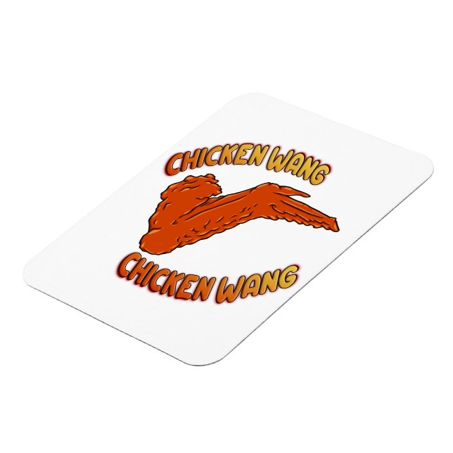 Chicken Vinge Flexible Photo Magnet (Vänstra Sidan)