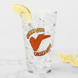 Chicken Vinge Glass Kopp