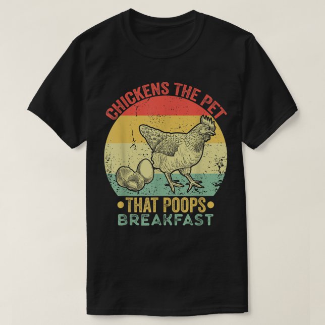 Chicken Vinge Kung Älskare T Shirt (Design framsida)