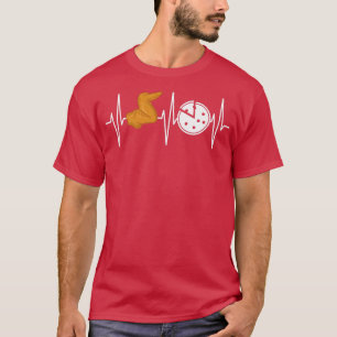 Chicken Vinge Shirt Funny Pizza Älskare I Kärlek P T