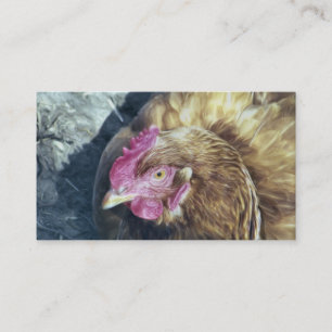 CHICKEN VISITKORT