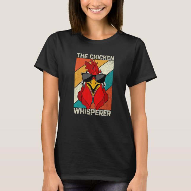 Chicken Whisperer Backyard Chicken Farmer T Shirt (Framsida)