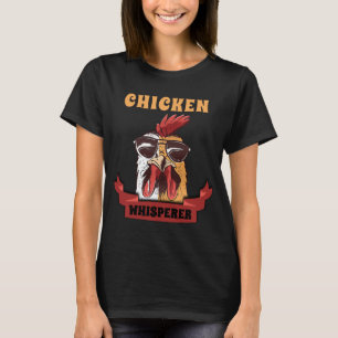 Chicken Whisperer Distress Poultry Farmer Gift  T Shirt