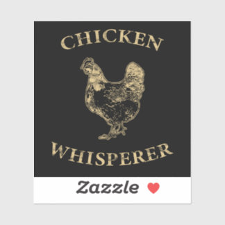 Chicken Whisperer Farmer Chicken Farmer Klistermärken