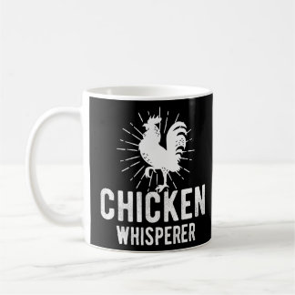 Chicken Whisperer Funny Farm Chicken Ansikte Kaffemugg