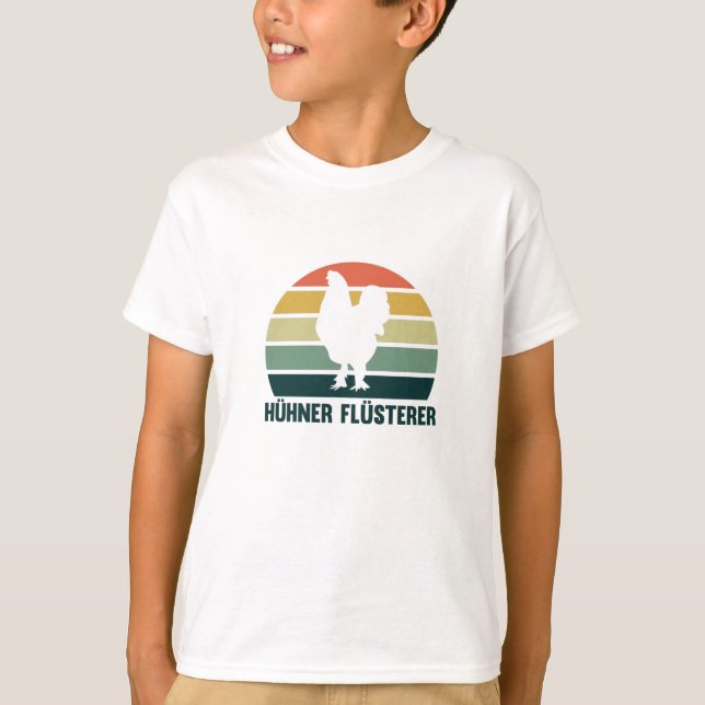 Chicken Whisperer Funny Farmer Farmer Chicken T Shirt (Framsida)