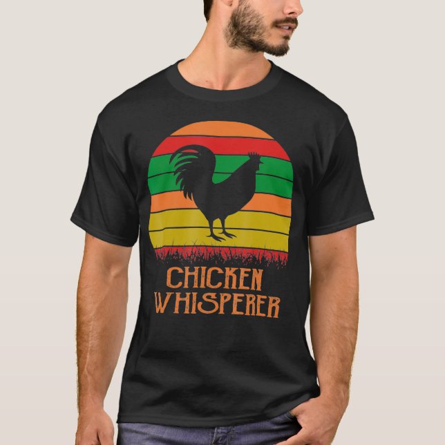 Chicken Whisperer Nugget Funny Farmer Farm T Shirt (Framsida)