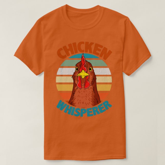 Chicken Whisperer Poultry Farmer Backyard Chicken T Shirt (Design framsida)