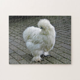 Chicken White Silkie Photo Pussel