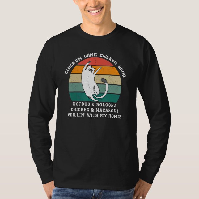 Chicken Wing Chicken Wing Hot Dog & Bologna Song D T Shirt (Framsida)