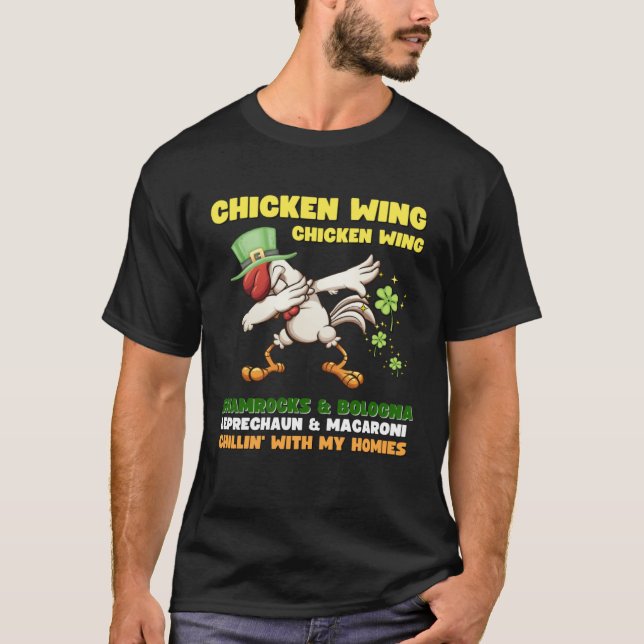 Chicken Wing Chicken Wing Song Hot Dog Bologna St  T Shirt (Framsida)