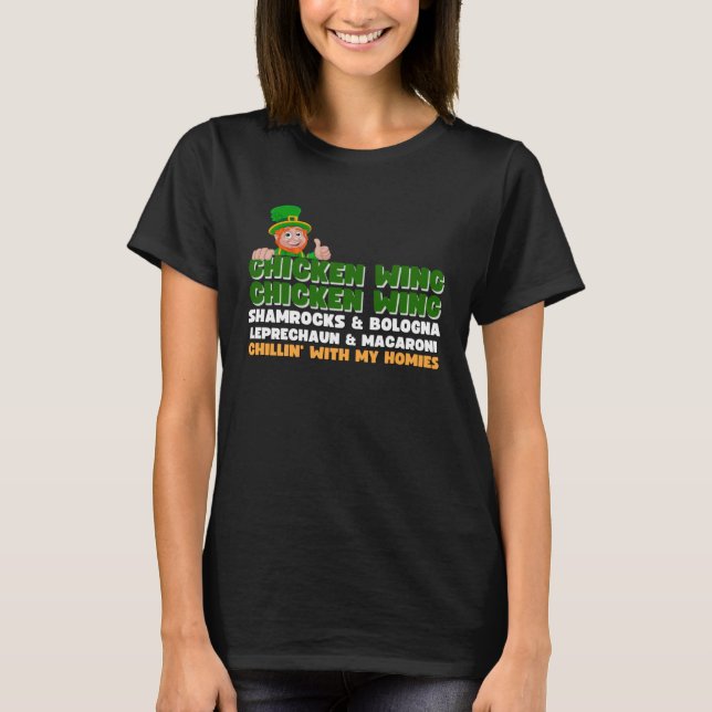 Chicken Wing Chicken Wing Song Hot Dog Bologna St  T Shirt (Framsida)