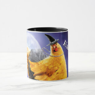 Chicken Witch på Broomstick Mugg