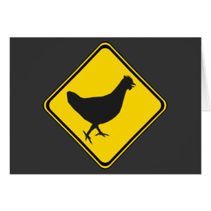 Chicken Xing! Hälsningskort