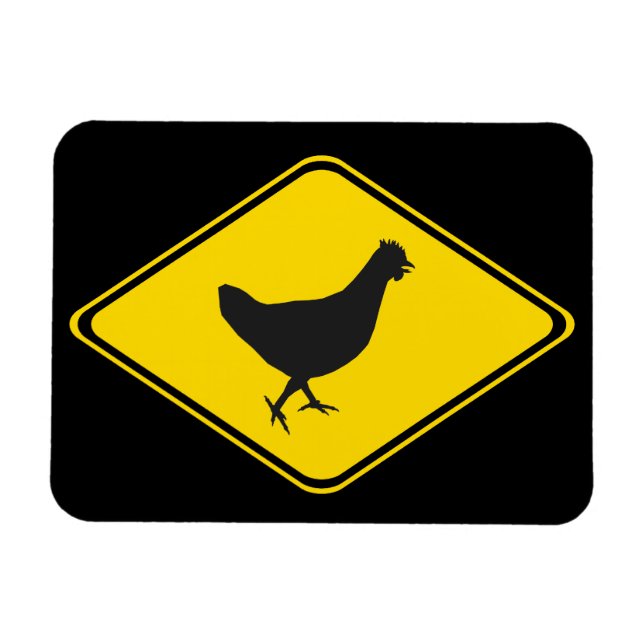 Chicken Xing! Magnet (Horisontell)