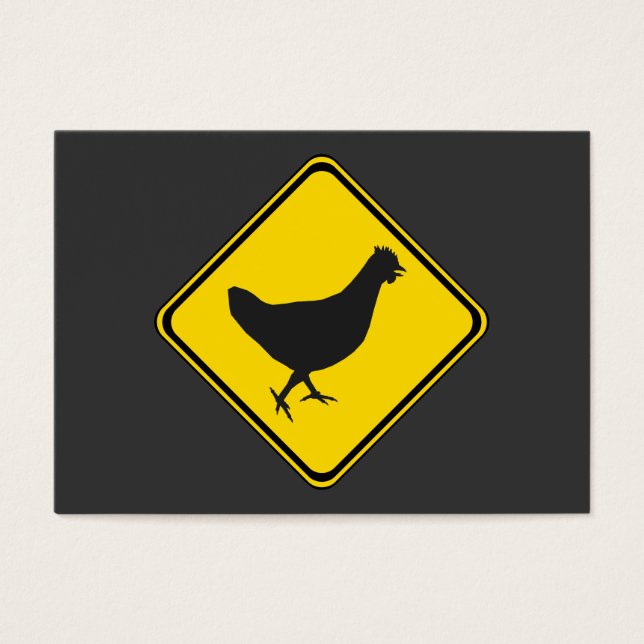 Chicken Xing! Visitkort (Framsidan)