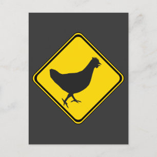 Chicken Xing! Vykort