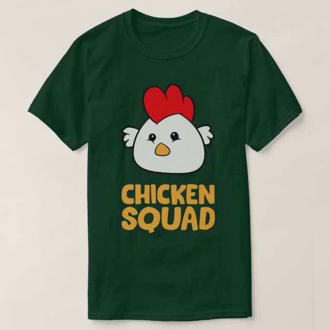 ChickenChicken Squad Premium T Shirt (Design framsida)