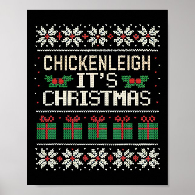 Chickenleigh Det är julfonen Julafton 8 Poster (Framsidan)