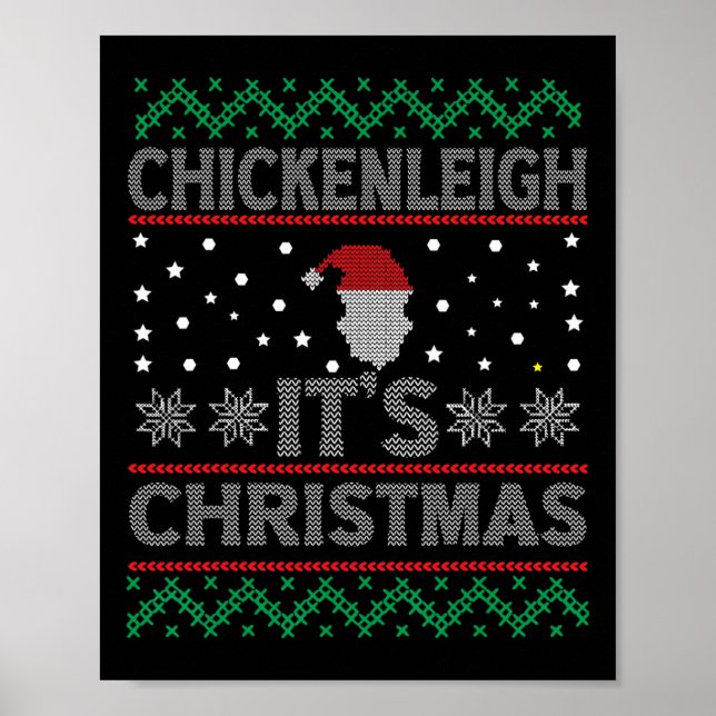 Chickenleigh Det är julklapp Julafton Mamma Poster (Framsidan)