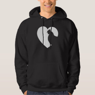 Chickens Älskare Manar Women Girls Mamma Dam Funny Hoodie