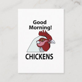 Chickens Bra God God Chicken Visitkort