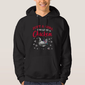 Chickens Chicken Flowers Farm Hoodie