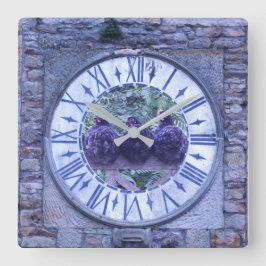 Chickens Clock Fyrkantig Klocka