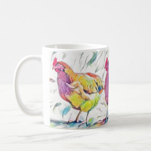 Chickens Coffee Mugg (Vänster)