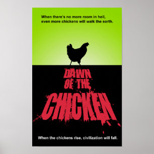 CHICKENS DAG POSTER