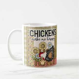 Chickens gör mig till lycklig kaffe kopp