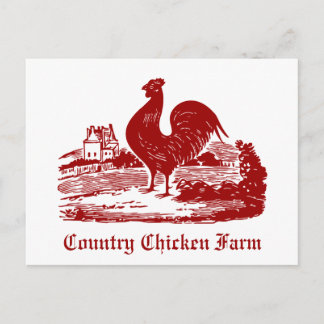 "Chickens Investigation for Picnic, Farmer's Marke Vykort