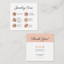 Chickens judiska vårdinstruktioner Business Tack Tilläggskort