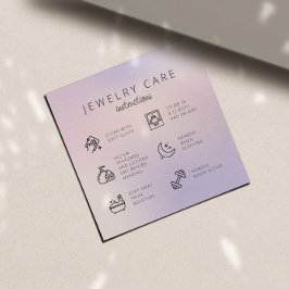 Chickens judiska vårdinstruktioner Business Tack Tilläggskort