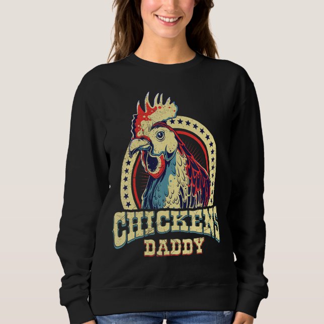 Chickens pappa Farmer T Shirt (Framsida)