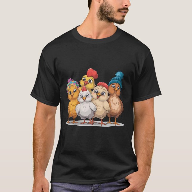 Chickens T Shirt (Framsida)