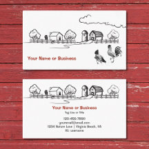 Chickens Tupp och Hen Charming Land Farm