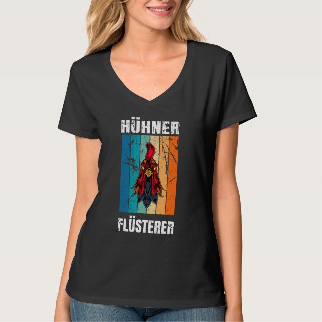 Chickens Whisper Farmer Farm Boskap T Shirt (Framsida)