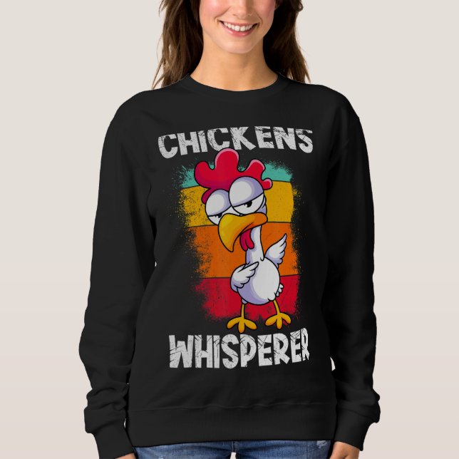 Chickens Whisperer Farmer Chicken T Shirt (Framsida)