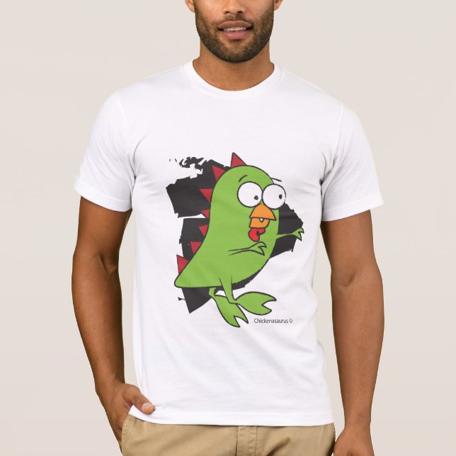 Chickensaurus Tee Shirt (Framsida)
