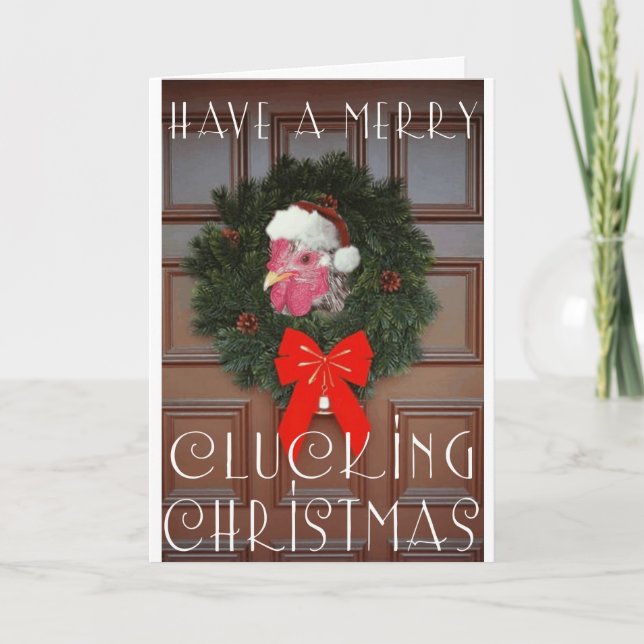 Chickie Boom-Boom-julkort Helgkort (Framsida)