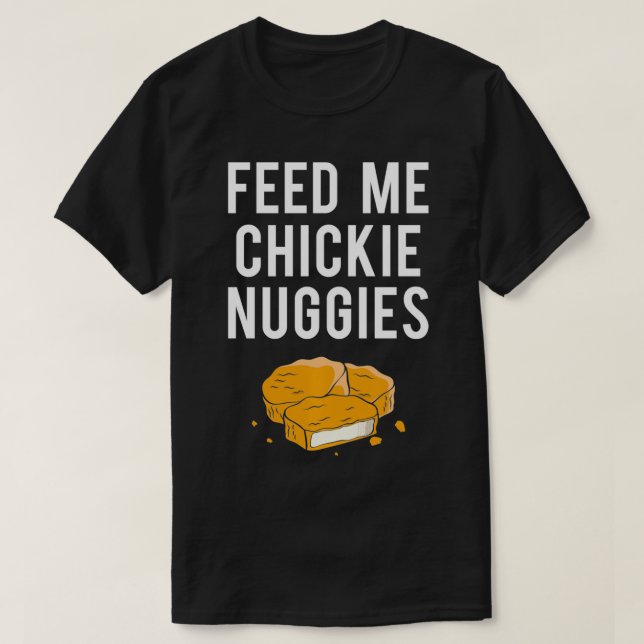 Chickie Nuggies Funny Pullover T Shirt (Design framsida)