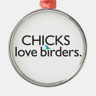 ChickkärlekBirders Julgransprydnad Metall